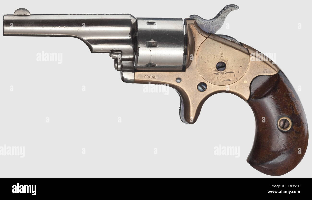 Armi di piccolo calibro, revolver Colt aprire tasca superiore, 1871, calibro .22, Additional-Rights-Clearance-Info-Not-Available Foto Stock