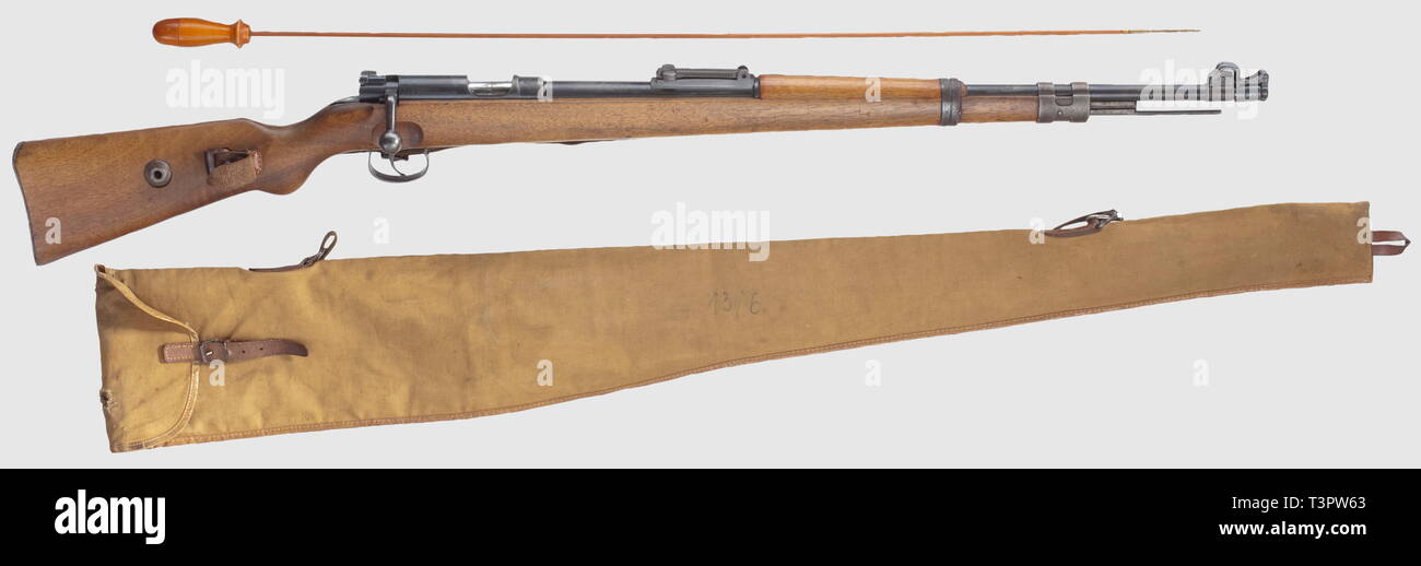 Armi di servizio, Germania fino al 1945, fucile paramilitari Gustloff (KKW), per sport paramilitari di Stormtroopers, calibro 22 lr, numero 234817, Editorial-Use-solo Foto Stock Armi di servizio, Germania fino al 1945, fucile paramilitari Gustloff (KKW), per sport paramilitari di Stormtroopers, calibro 22 lr, numero 234817, Editorial-Use-solo Foto Stock