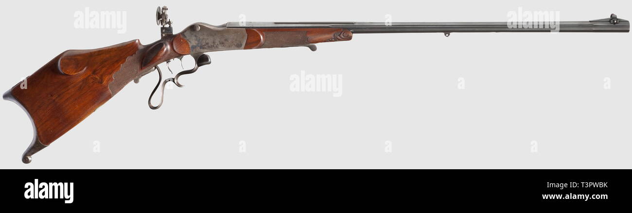 Civile bracci lungo, sistemi moderni, stock pieno Linsbauer fucile, Vienna, sistema Martini, calibro 8,15 x 46 R, senza S/N, Additional-Rights-Clearance-Info-Not-Available Foto Stock Civile bracci lungo, sistemi moderni, stock pieno Linsbauer fucile, Vienna, sistema Martini, calibro 8,15 x 46 R, senza S/N, Additional-Rights-Clearance-Info-Not-Available Foto Stock