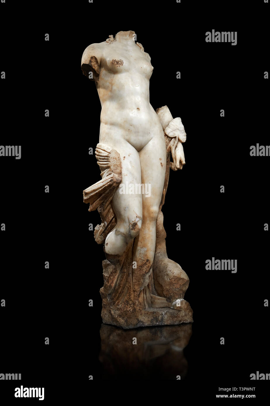 La scultura romana Venere Italica o Diosa Venus, trovata nel 1940 presso il teatro. 117 annuncio. Museo archeologico, Siviglia, Spagna Foto Stock
