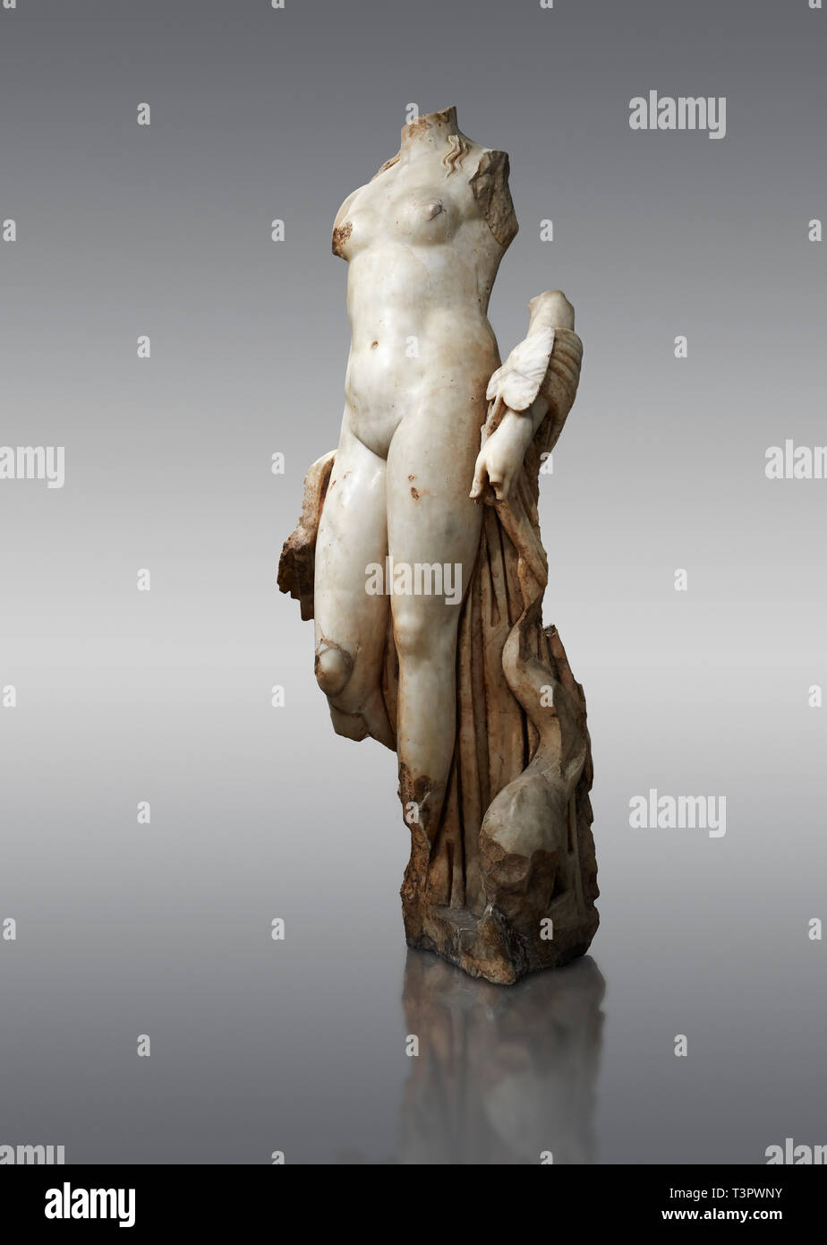 La scultura romana Venere Italica o Diosa Venus, trovata nel 1940 presso il teatro. 117 annuncio. Museo archeologico, Siviglia, Spagna Foto Stock