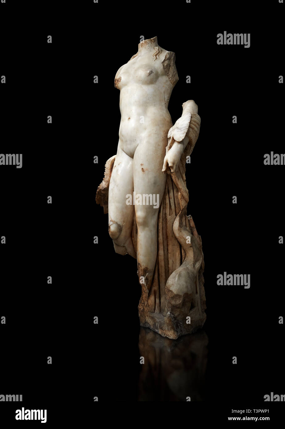 La scultura romana Venere Italica o Diosa Venus, trovata nel 1940 presso il teatro. 117 annuncio. Museo archeologico, Siviglia, Spagna Foto Stock