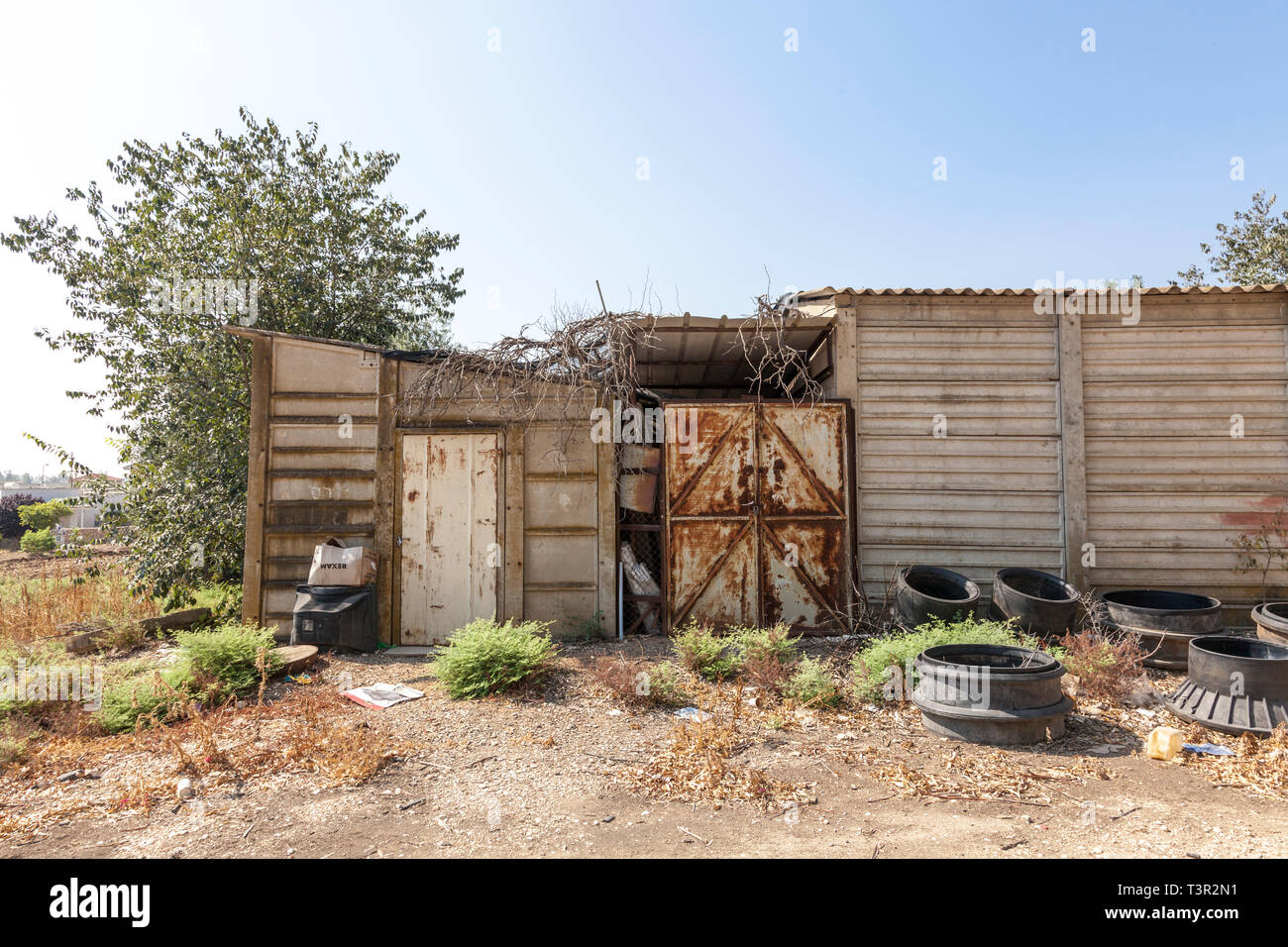 Kibbutz in Galillee superiore, Israele Foto Stock