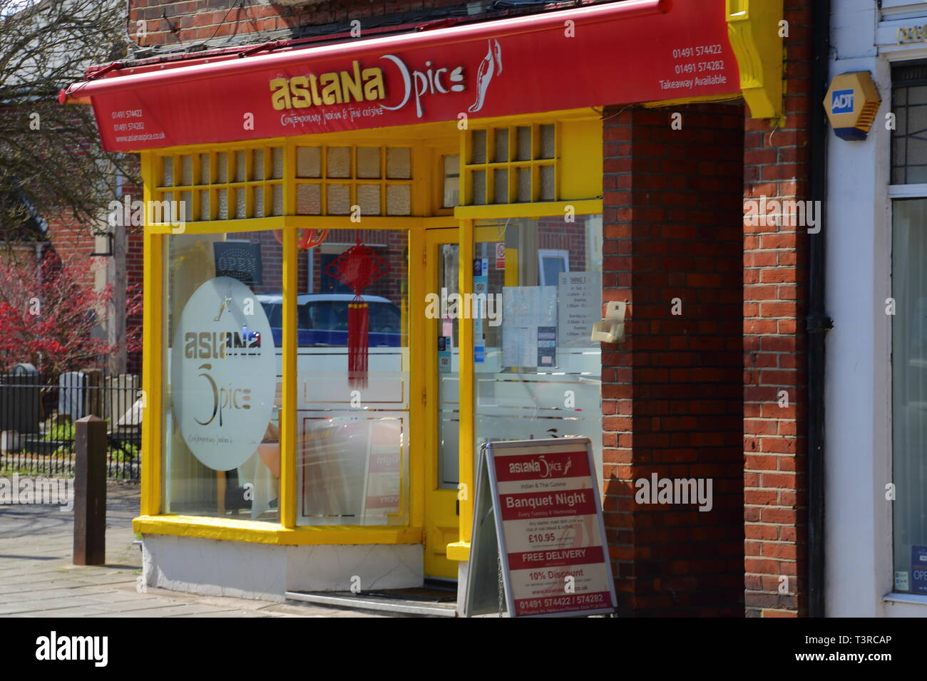 Asiana ristorante Spice in Reading Road, Henley-on-Thames, Regno Unito Foto Stock