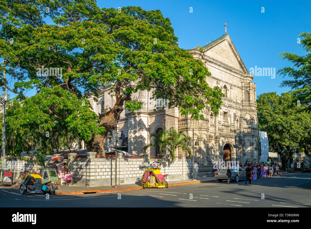 La malato chiesa cattolica a Manila nelle Filippine Foto Stock