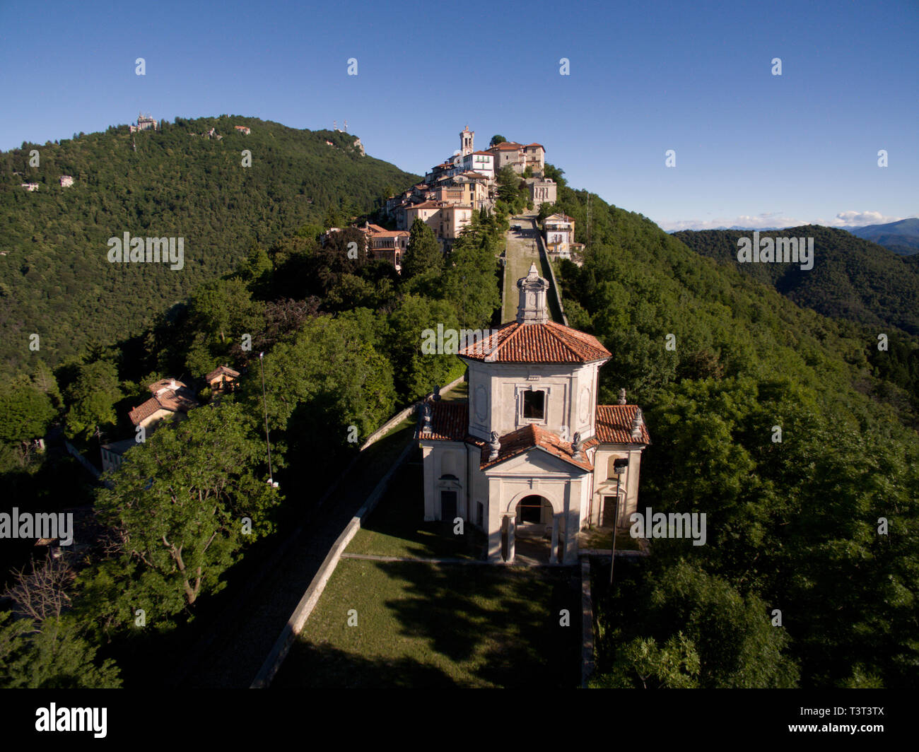 L'Italia, la Lombardia, il Sacro Monte di Varese Varese montagna sacra Foto Stock