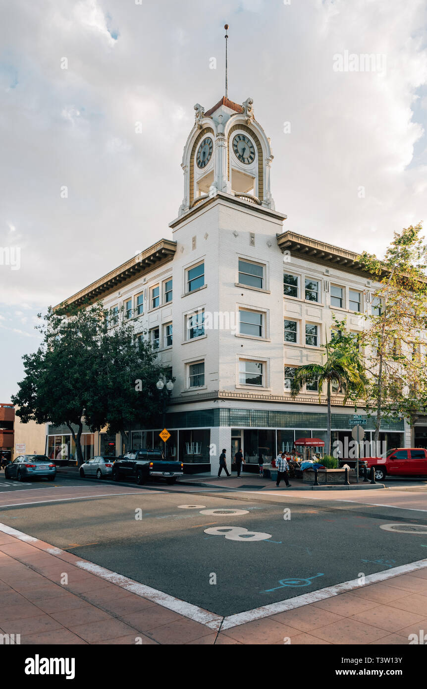 Il W.H. Spurgeon edificio, in Santa Ana, California Foto Stock