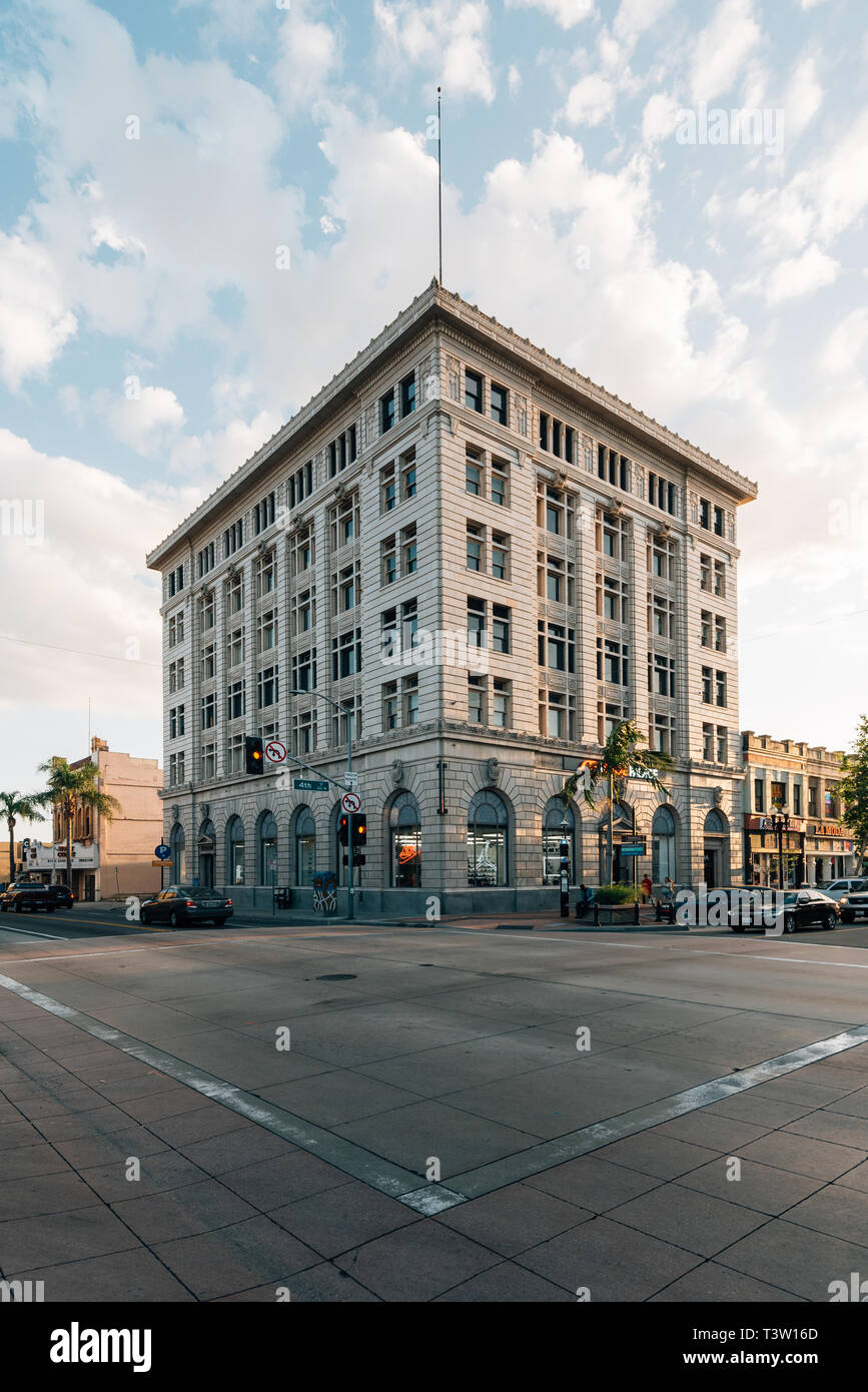 Edificio storico nel centro cittadino di Santa Ana, California Foto Stock