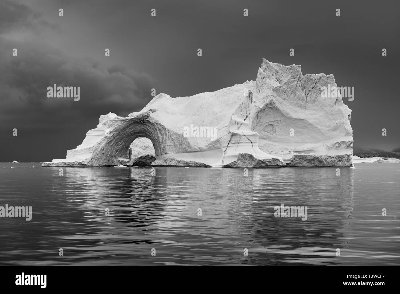 Iceberg, Scoresbysund, Groenlandia Foto Stock