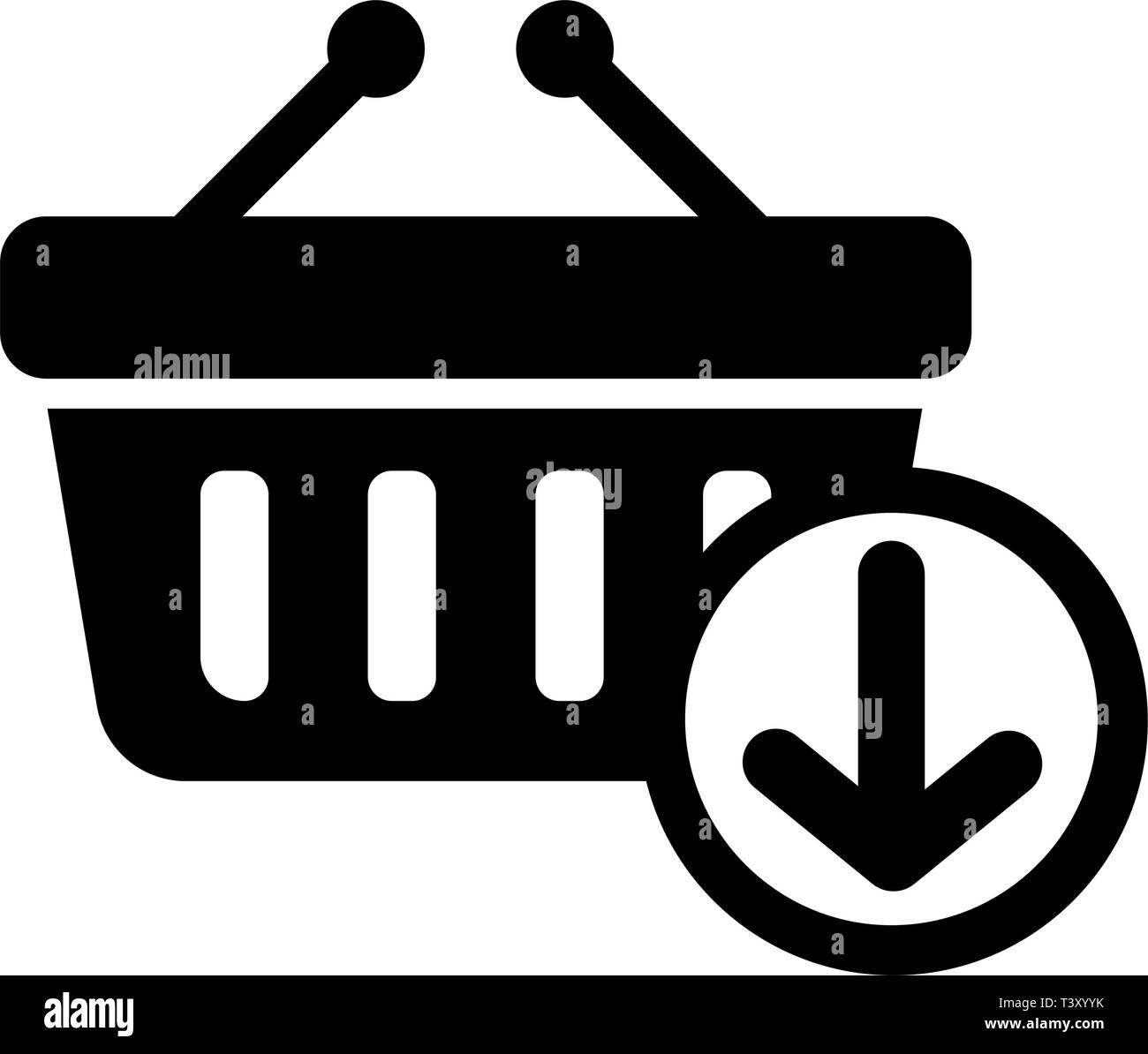 Aggiungere al carrello vettore icona Illustrazione Vettoriale