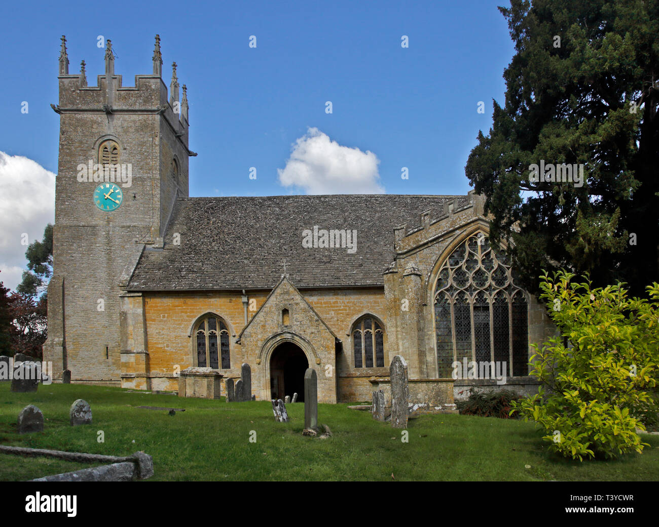 St James Church, Longborough, Gloucestershire, Inghilterra Foto Stock