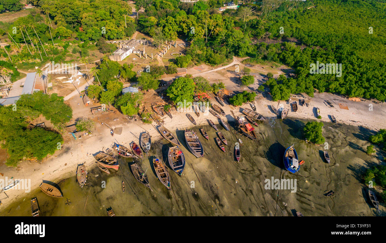 Maruhubi sito storico, Zanzibar Foto Stock