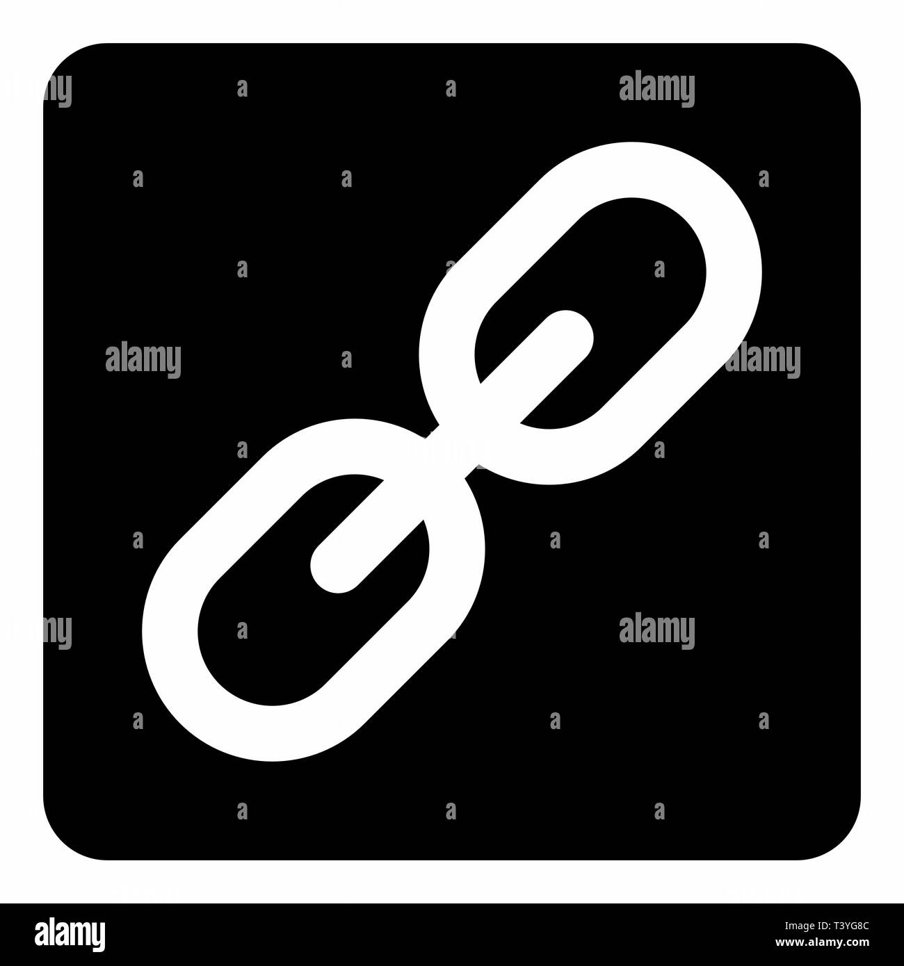 Icona di collegamento illustrazione Illustrazione Vettoriale