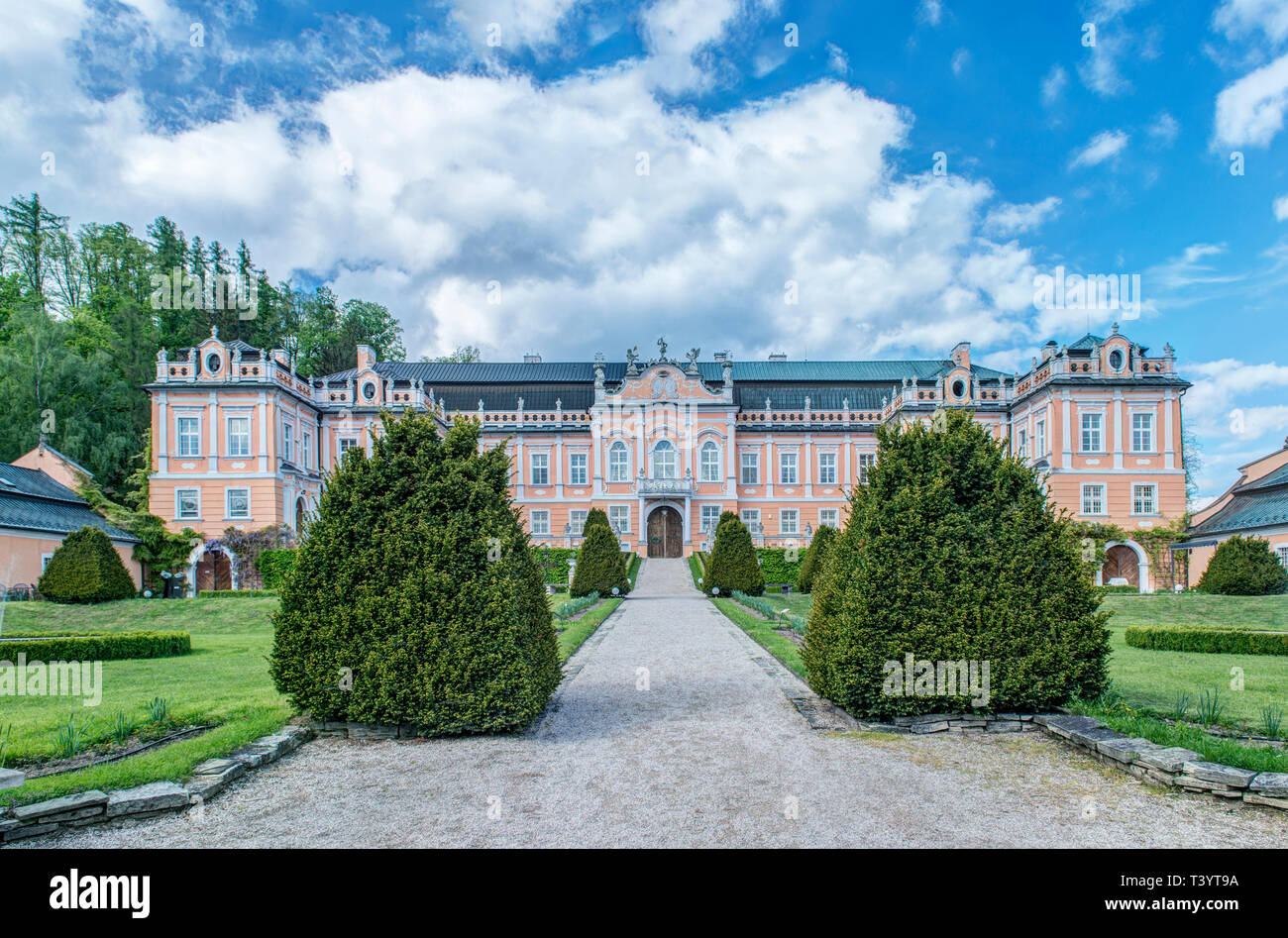 Chateau a Praga Central Bohemia Repubblica Ceca Foto Stock