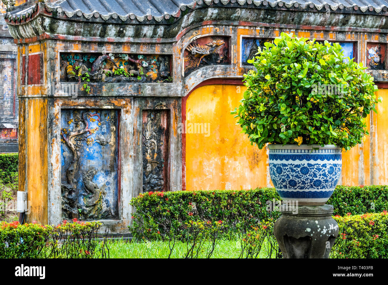 Giardini della città imperiale, tonalità, Vietnam Foto Stock