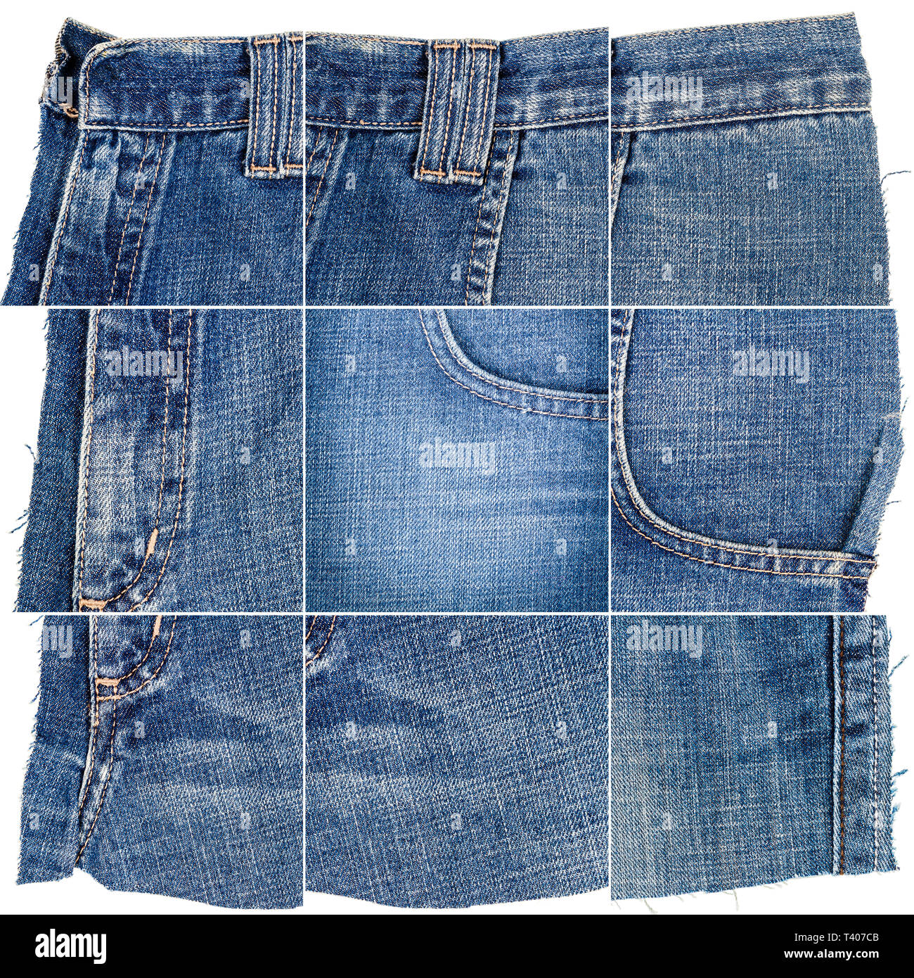 Jeans material immagini e fotografie stock ad alta risoluzione - Alamy