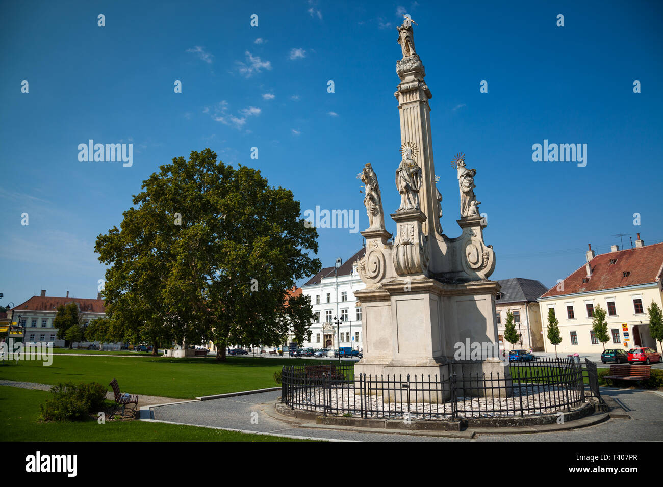 VALTICE,, Repubblica Ceca - 5 Settembre 2012: la bella Valtice Chateau nella Moravia meridionale della Repubblica ceca, Europa Foto Stock