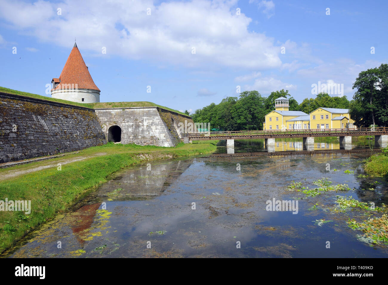 Il castello di Kuressaare, Estonia. Kuressaare vára, Észtország. Foto Stock