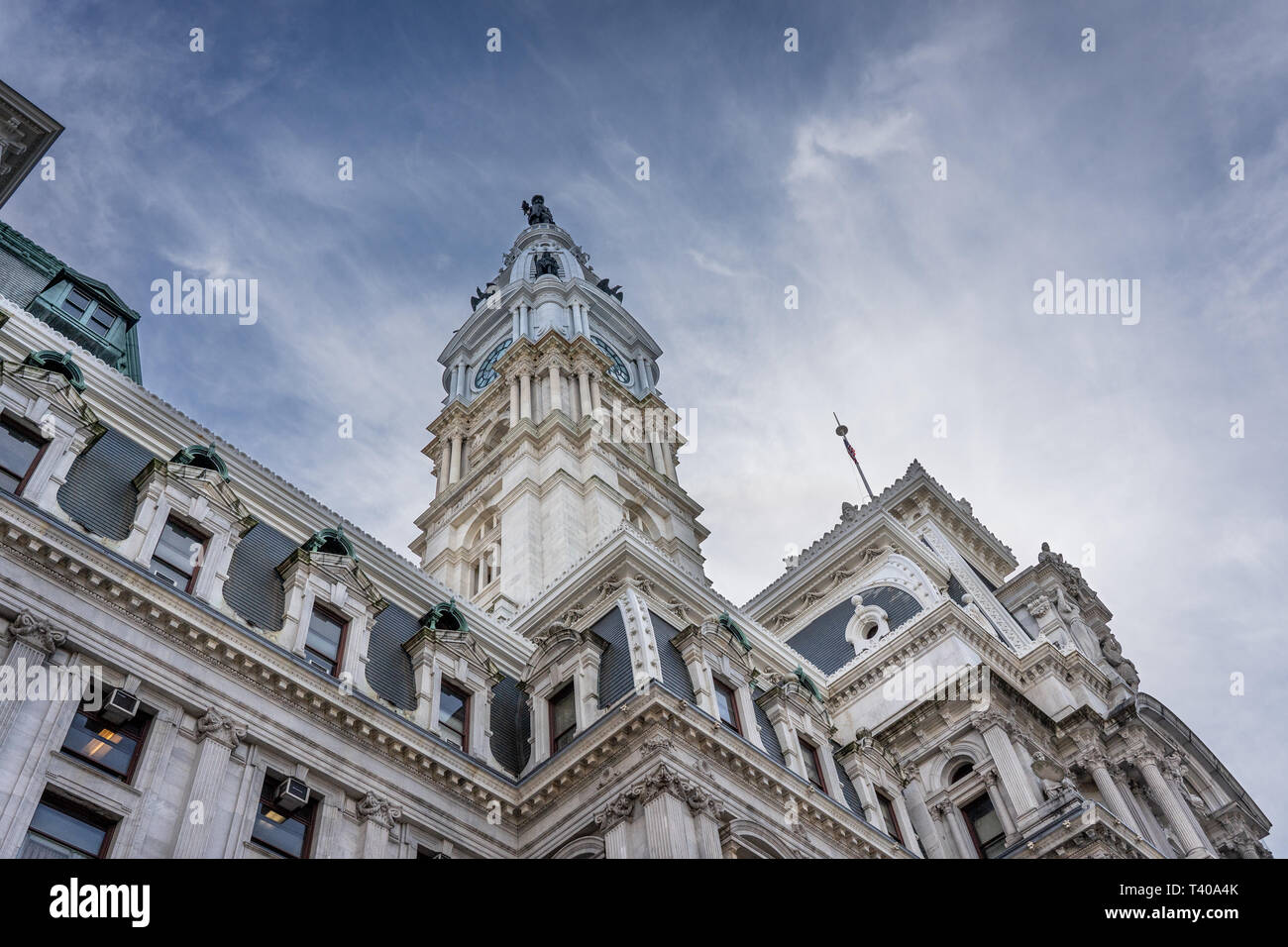 Centro città di Philadelphia, Pennsylvania, Foto Stock