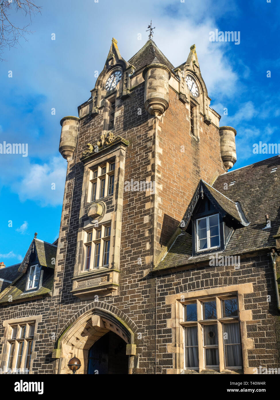 Lo Stirling Highland Hotel ex nuova High School Academy Road Spittal Street città di Stirling Scozia Scotland Foto Stock