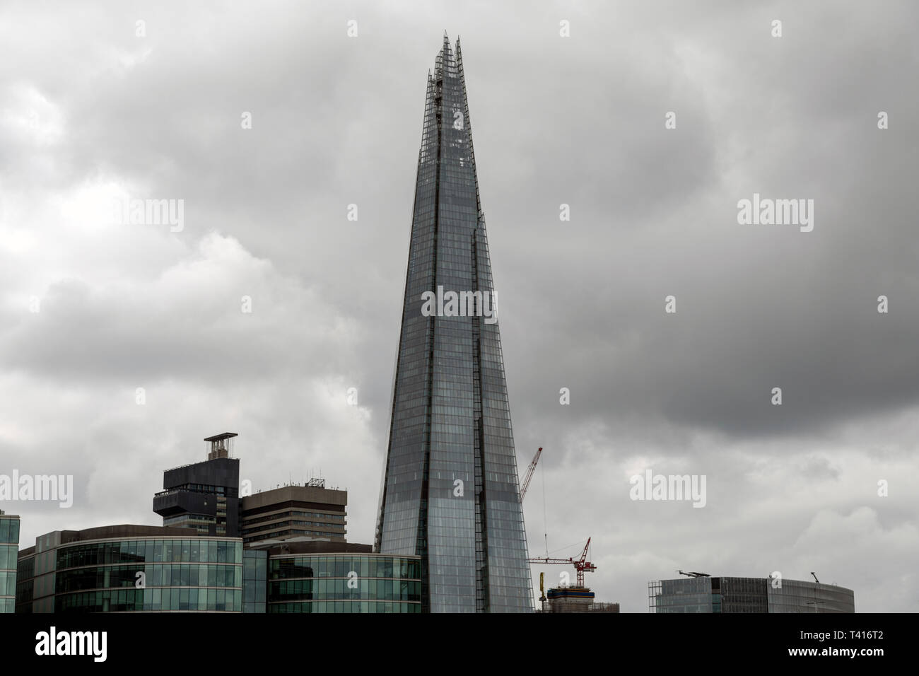 La Shard in costruzione Foto Stock