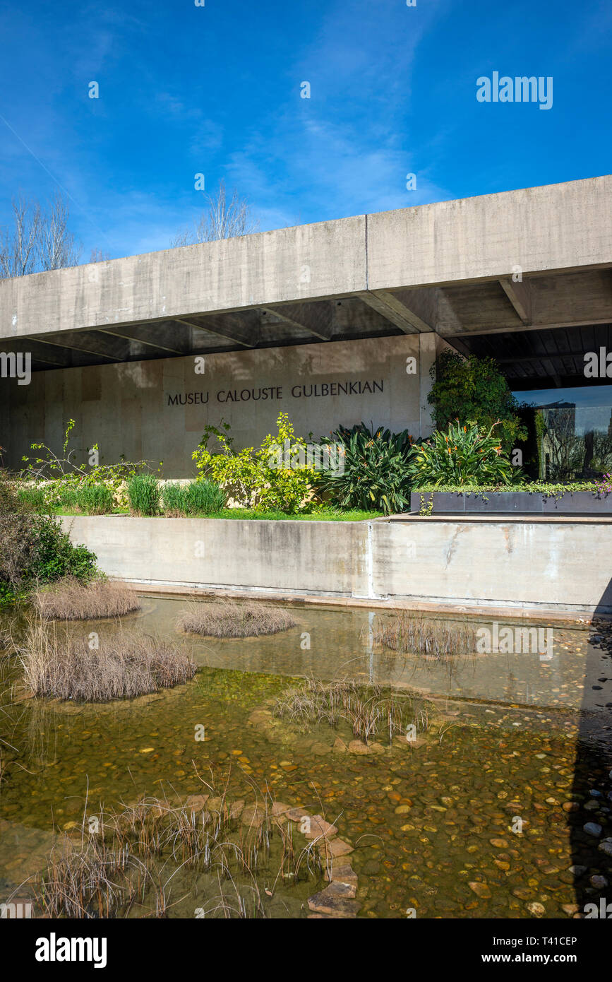 Il Museo Calouste Gulbenkian a Lisbona, Portogallo Foto Stock