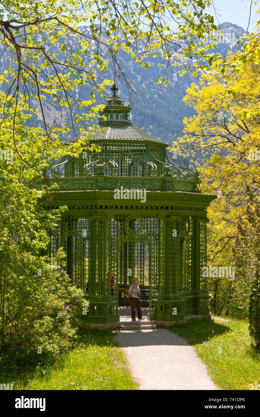 Linderhof Palace motivi gazebo Foto Stock