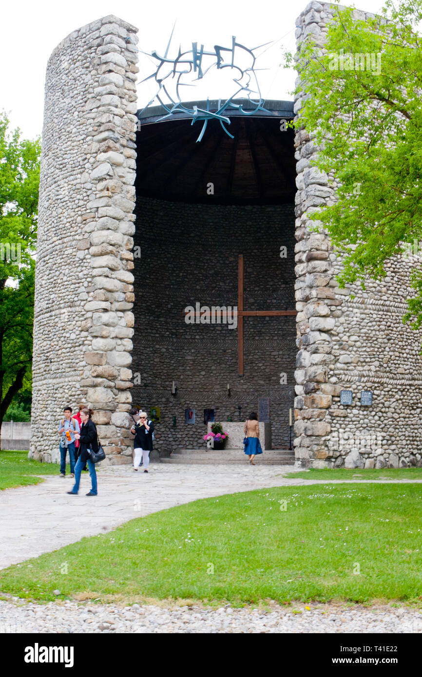 Chiesa dell'agonia mortale di Cristo a Dachau Foto Stock
