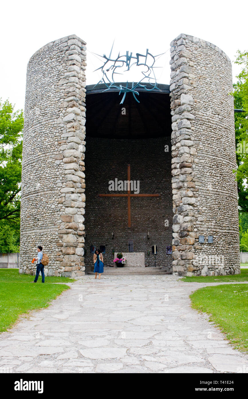 Chiesa dell'agonia mortale di Cristo a Dachau Foto Stock