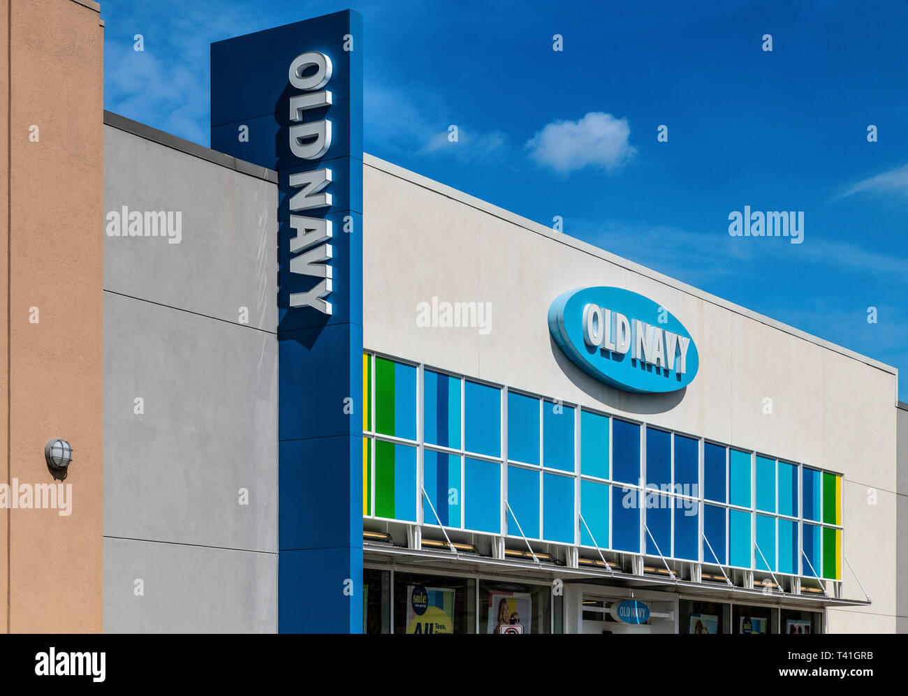 Old Navy store esterno. Foto Stock Old Navy store esterno. Foto Stock