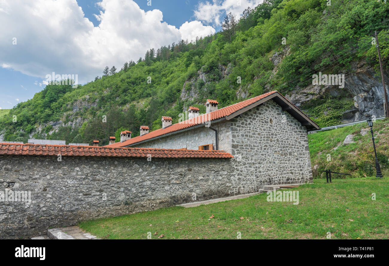 Il Monastero di Moraca in Montenegro Foto Stock