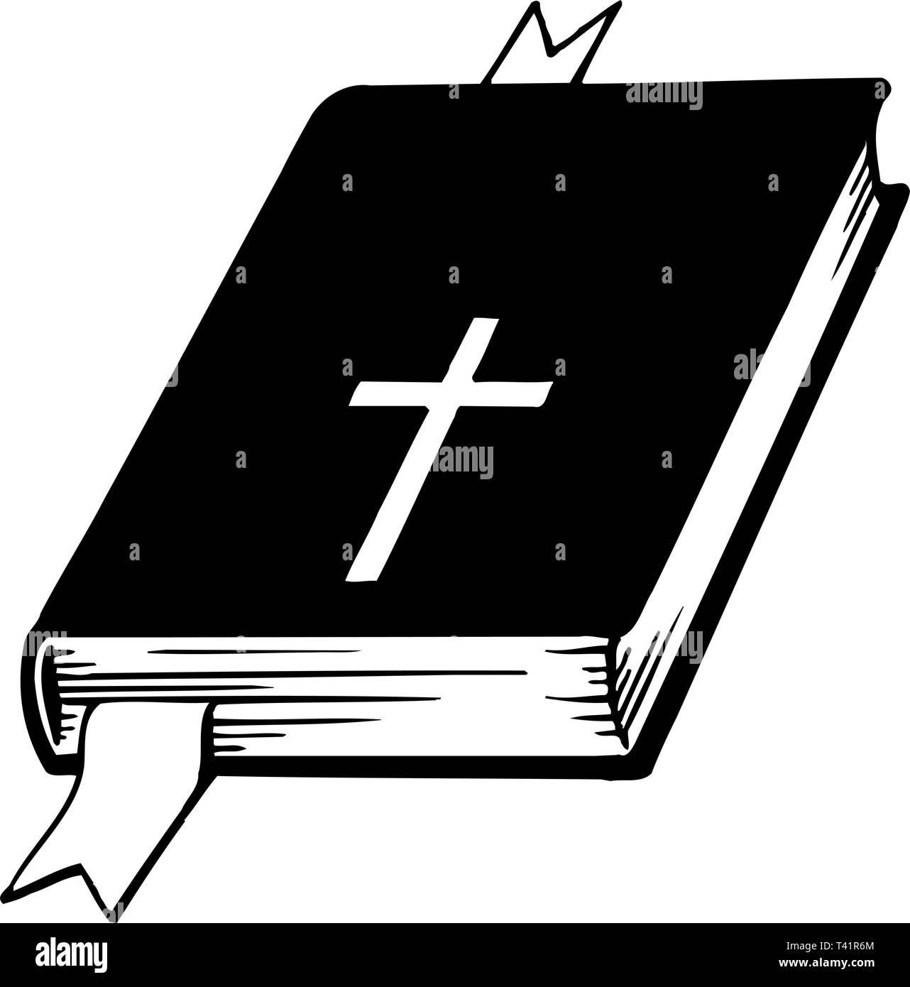 La Bibbia illustrazione vettoriale Illustrazione Vettoriale