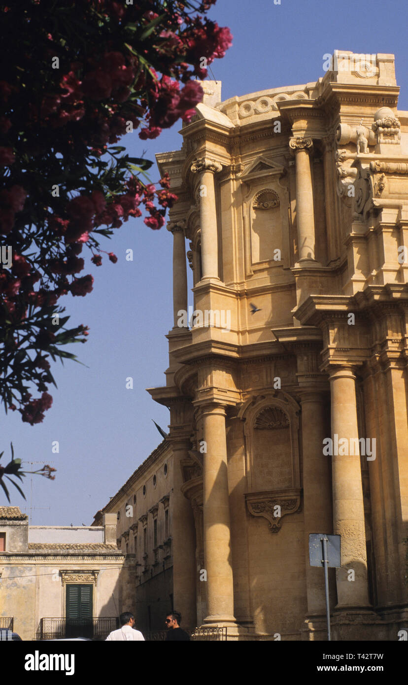 Chiesa di san Domenico, architettura barocca, rosario gagliardi, noto, SICILIA (Sicilia), Italia Foto Stock