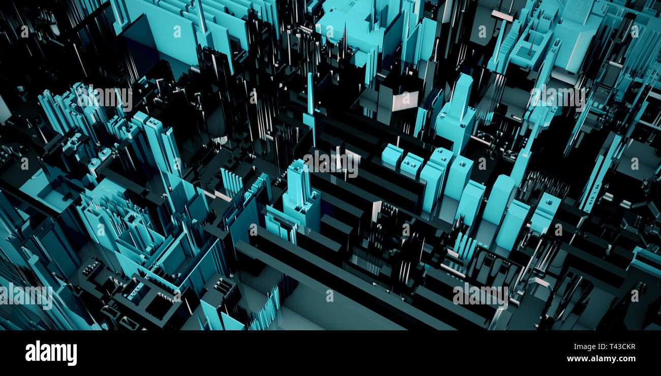 Elettronica e industria dei semiconduttori come un business del futuro Foto Stock