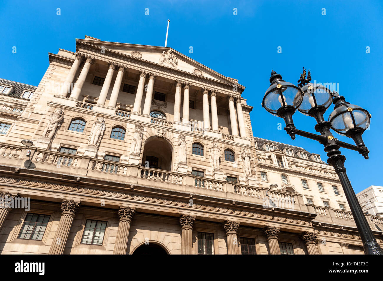 La Bank of England, London, Regno Unito Foto Stock