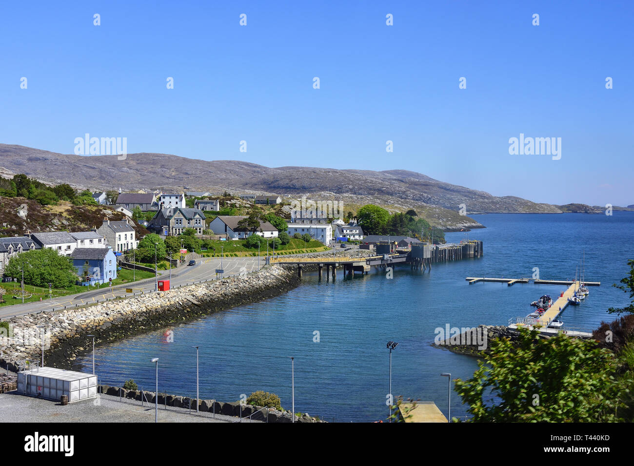 Tarbert (Tairbeart), Isle of Harris, Ebridi Esterne, Na h-Eileanan Siar, Scotland, Regno Unito Foto Stock