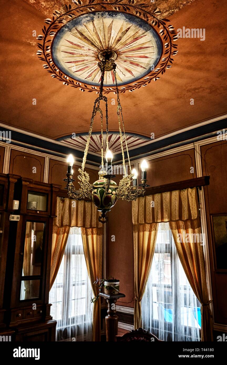 La vecchia farmacia "Ippocrate" di Plovdiv, Bulgaria Foto Stock