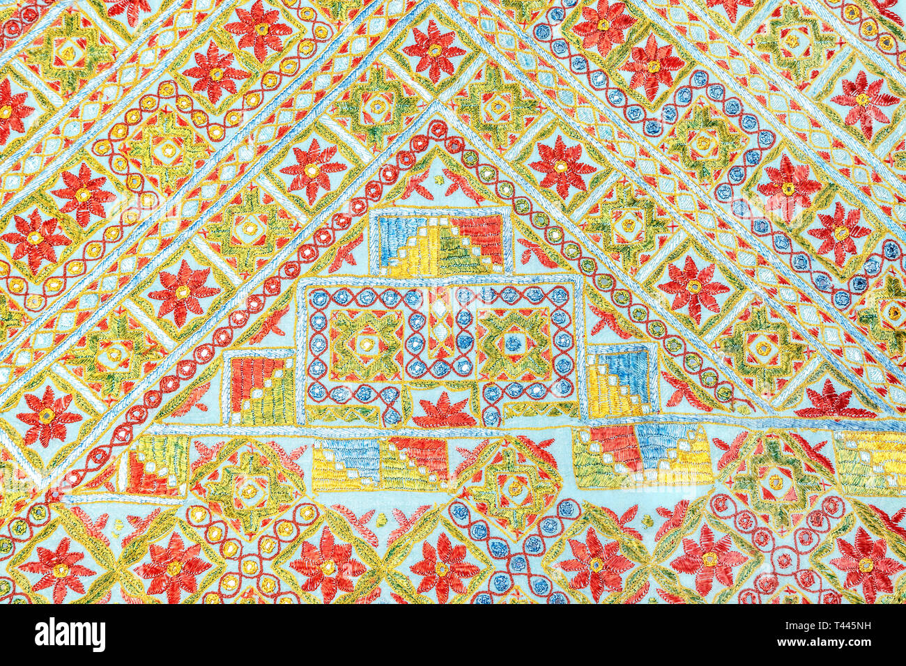 Ai prodotti tessili tradizionali da Rajasthan, India Foto Stock