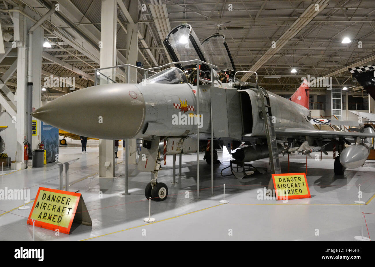 McDonnell Douglas Phantom FGR2 presso il RAF Museum di Londra, Regno Unito Foto Stock