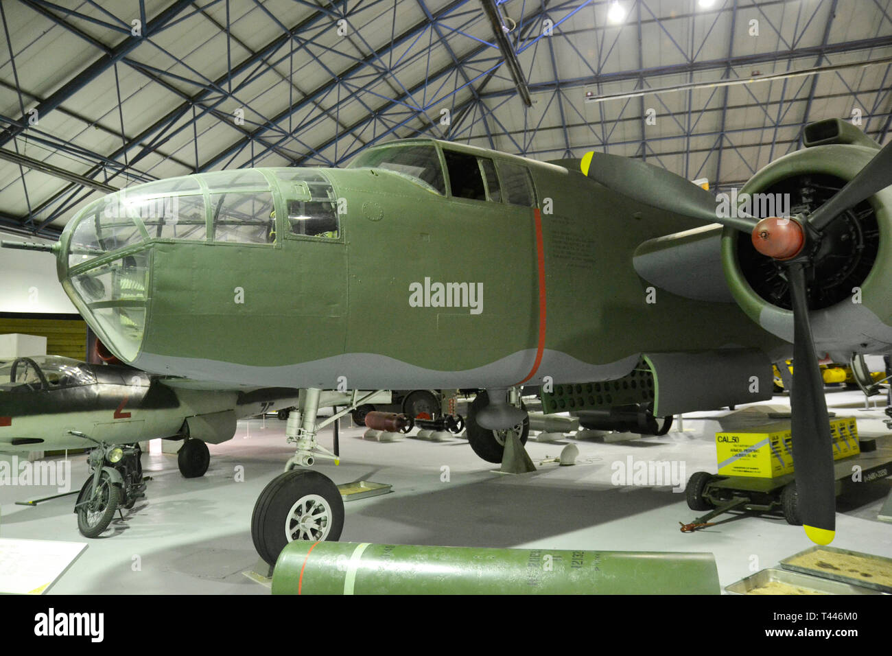 North American B-25 Mitchell bombardiere leggero 1941-1952. RAF Museum di Londra, Regno Unito Foto Stock