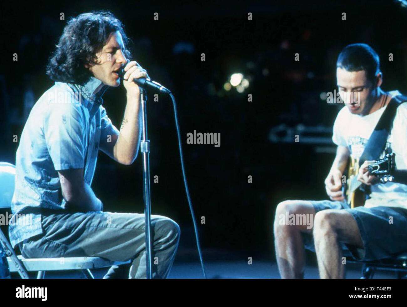 PEARL JAM rock americano di gruppo con Eddie Vedder a sinistra in 1995. Photo: Jeffrey Mayer Foto Stock