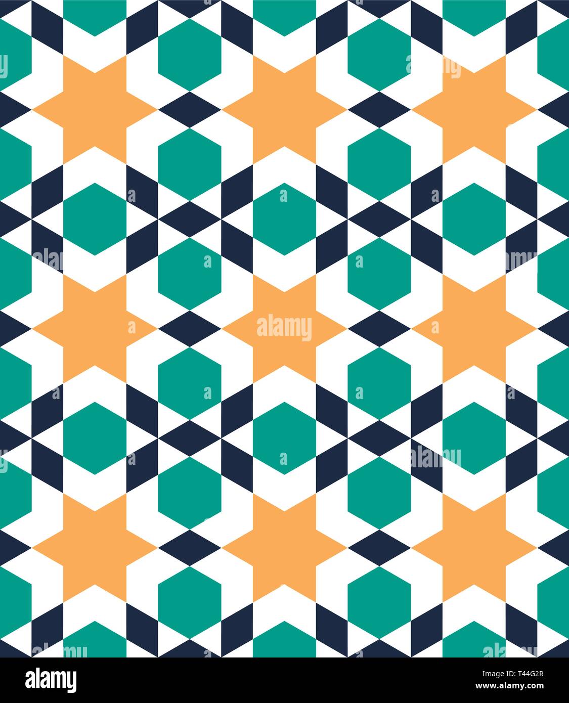 Il Marocco Seamless Pattern. Arabo tradizionale sfondo islamico. La moschea di elemento di decorazione. Illustrazione Vettoriale