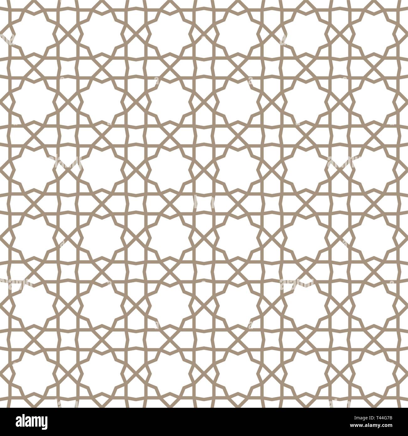 Bagno turco Seamless Pattern. Arabo tradizionale sfondo islamico. La moschea di elemento di decorazione. Illustrazione Vettoriale