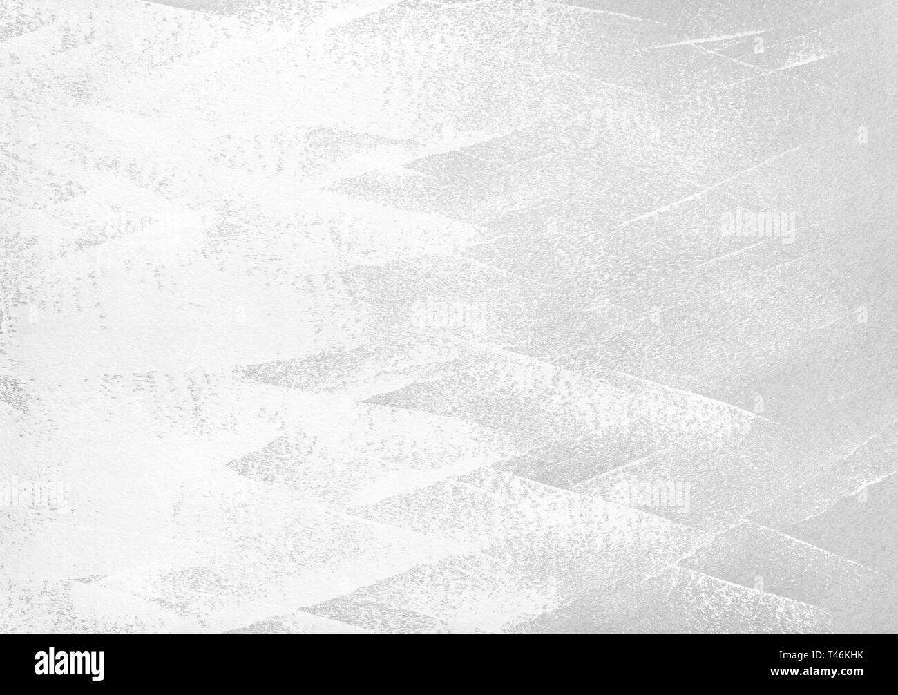 Abstract textured manufatti artistici pittura su grigio chiaro della carta ruvida Foto Stock