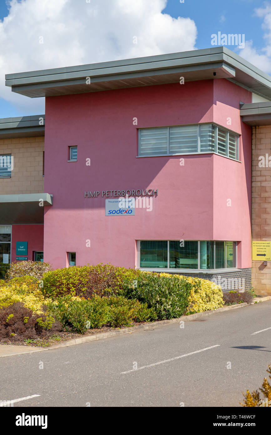HMP Peterborough Foto Stock
