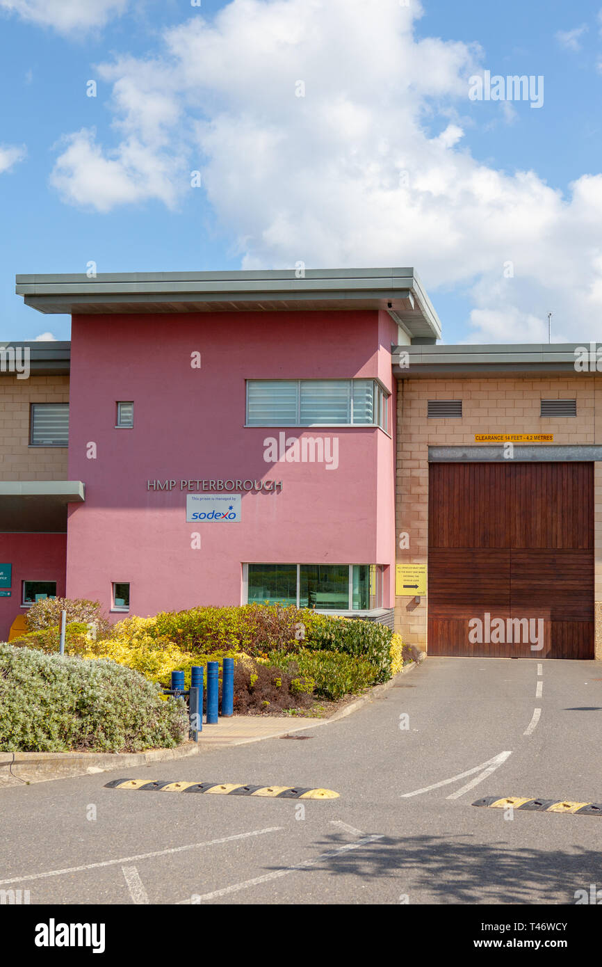 HMP Peterborough Foto Stock