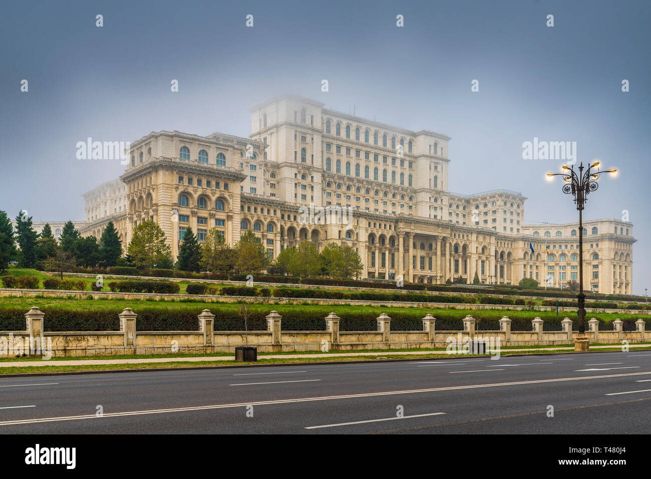 Il Palazzo del Parlamento, Bucarest, Romania. Foto Stock