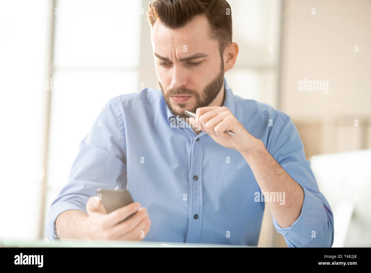 Strano messaggio Foto Stock
