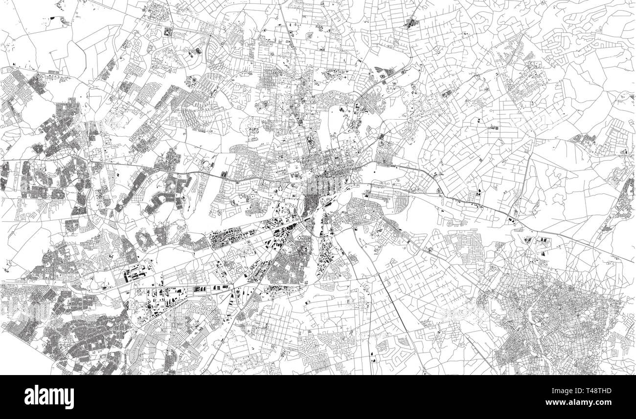 Mappa satellitare di Harare. Essa è la capitale e la città più popolosa dello Zimbabwe. Mappa di strade e di edifici del centro storico. Africa Illustrazione Vettoriale Mappa satellitare di Harare. Essa è la capitale e la città più popolosa dello Zimbabwe. Mappa di strade e di edifici del centro storico. Africa Illustrazione Vettoriale