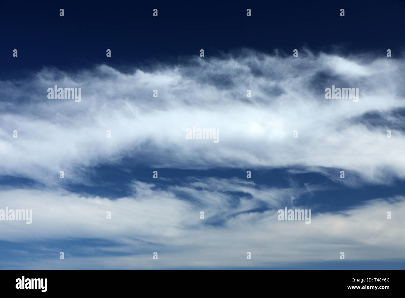 Cielo blu e nuvole Foto Stock